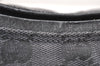Authentic GUCCI Shoulder Hand Bag Purse GG Canvas Leather 0013766 Black 4523K