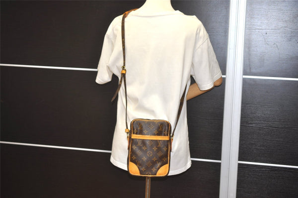 Authentic Louis Vuitton Monogram Danube Shoulder Cross Body Bag M45266 LV 4524I