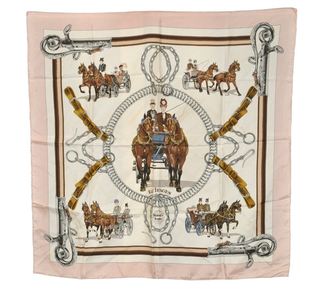 Authentic HERMES Carre 90 Scarf 