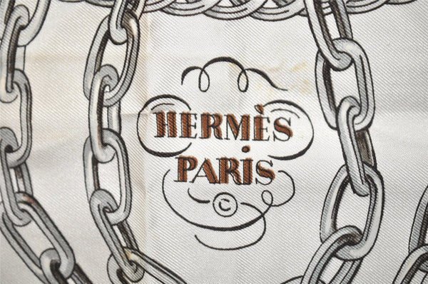 Authentic HERMES Carre 90 Scarf "EQUIPAGES" Silk Pink 4524J