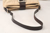 Authentic FENDI Vintage Zucca Shoulder Hand Bag Purse Canvas Leather Beige 4524K