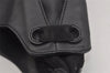 Authentic Salvatore Ferragamo Vara Ribbon Leather Shoulder Tote Bag Black 4525J