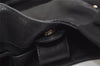 Authentic Salvatore Ferragamo Vara Ribbon Leather Shoulder Tote Bag Black 4525J