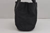 Authentic PRADA Vintage Nylon Tessuto Leather Shoulder Hand Bag Black 4526J