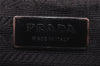 Authentic PRADA Vintage Nylon Tessuto Leather Shoulder Hand Bag Black 4526J