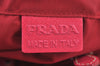 Authentic PRADA Nylon Tessuto Leather Shoulder Tote Bag Pink 4526K