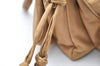 Authentic PRADA Tassel Leather Nappa Shoulder Hand Bag Purse Beige 4528K