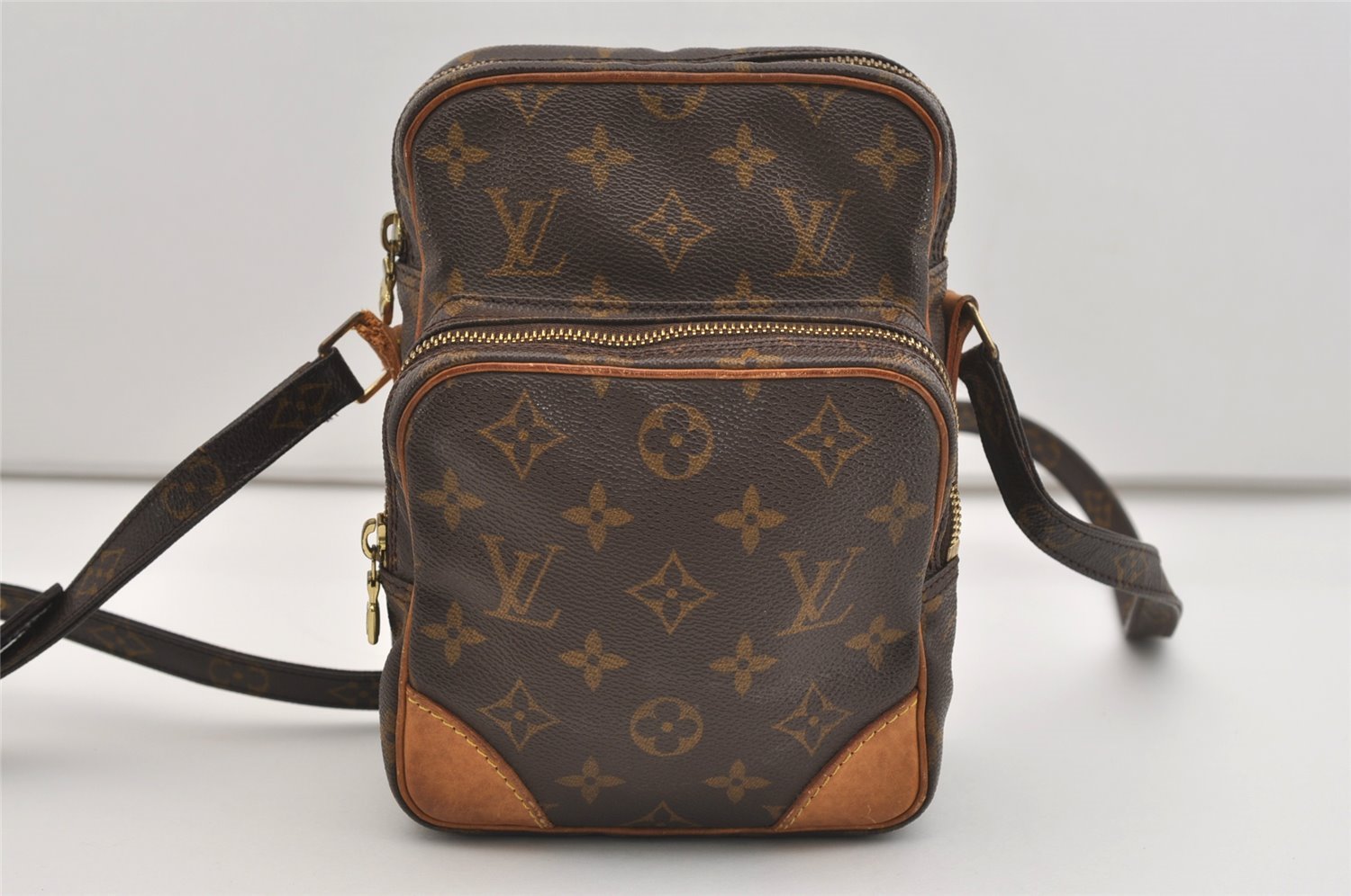 Authentic Louis Vuitton Monogram Amazone Shoulder Cross Body Bag M45236 LV 4529J