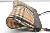 Authentic Burberrys Nova Check Shoulder Bag Canvas Leather Beige Junk 4529K