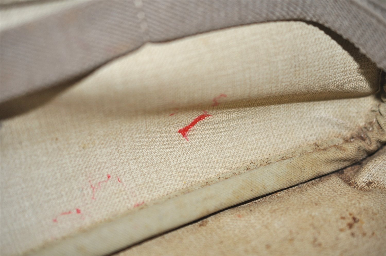 Authentic Louis Vuitton Monogram Deauville Hand Bag M47270 LV 4530I