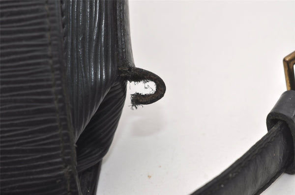 Auth Louis Vuitton Epi Saint Cloud GM Shoulder Cross Bag M52192 Black Junk 4530J