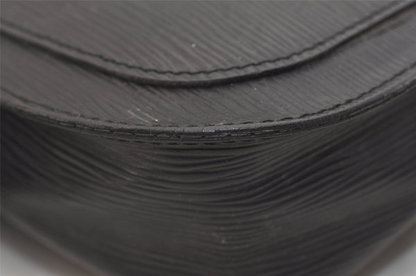 Auth Louis Vuitton Epi Saint Cloud GM Shoulder Cross Bag M52192 Black Junk 4530J