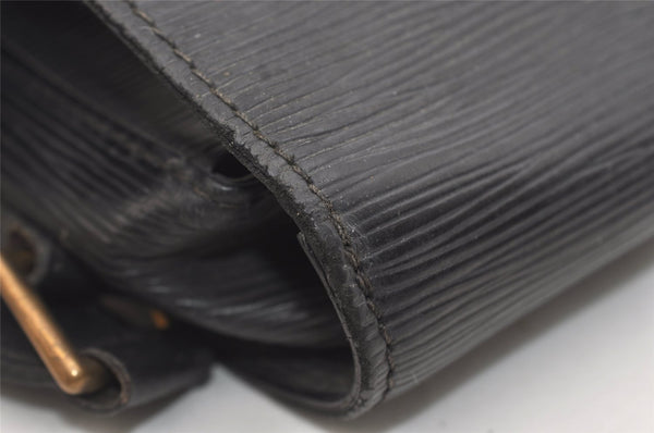 Auth Louis Vuitton Epi Saint Cloud GM Shoulder Cross Bag M52192 Black Junk 4530J