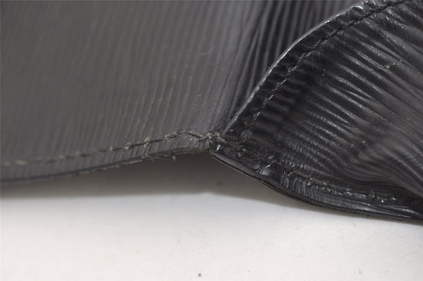 Auth Louis Vuitton Epi Saint Cloud GM Shoulder Cross Bag M52192 Black Junk 4530J