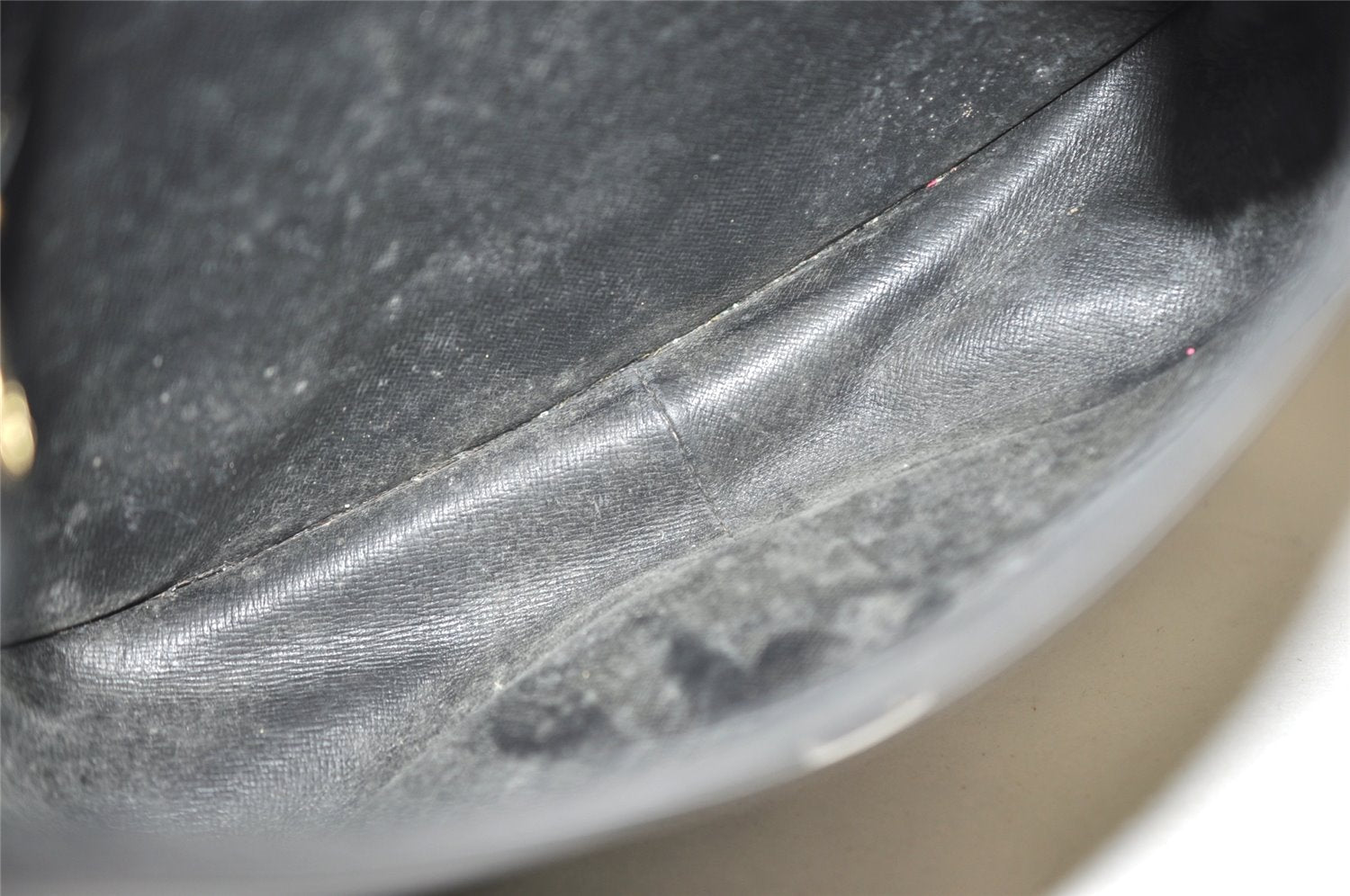 Auth Louis Vuitton Epi Saint Cloud GM Shoulder Cross Bag M52192 Black Junk 4530J