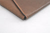Authentic GUCCI Vintage Clutch Documents PC Case Leather Brown 4530K