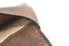 Authentic GUCCI Vintage Clutch Documents PC Case Leather Brown 4530K