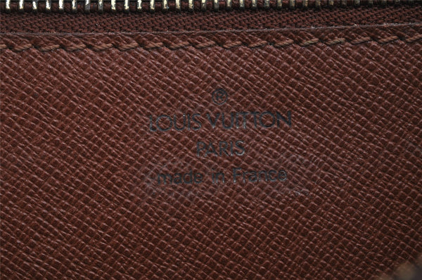 Authentic Louis Vuitton Monogram Marly Dragonne GM M51825 Clutch Hand Bag 4531I