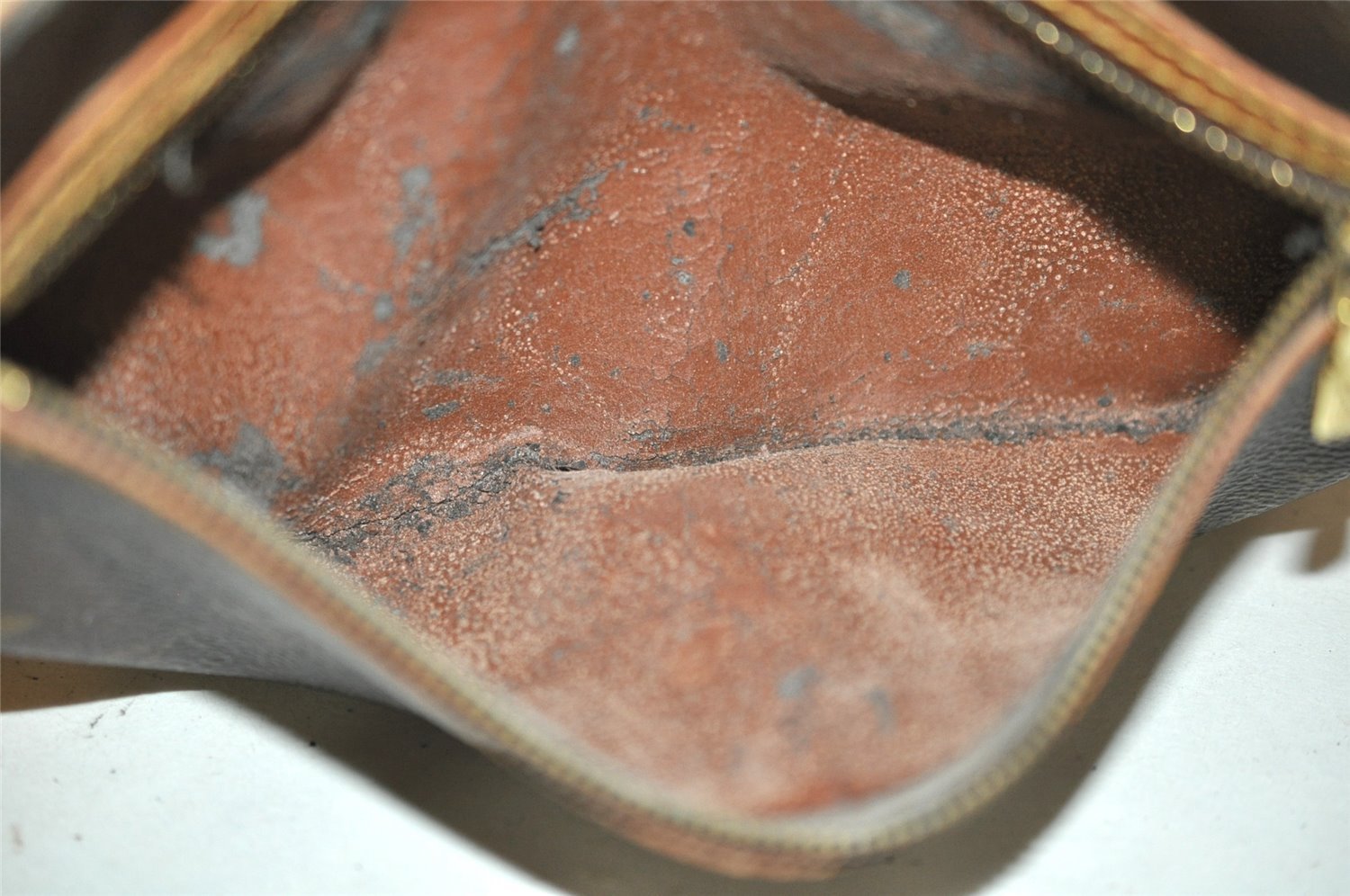 Authentic Louis Vuitton Monogram Marly Dragonne GM M51825 Clutch Hand Bag 4531I