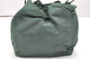Authentic Christian Dior Maris Pearl Shoulder Hand Bag Purse Nylon Green 4531K