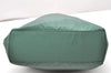 Authentic Christian Dior Maris Pearl Shoulder Hand Bag Purse Nylon Green 4531K