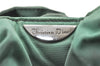 Authentic Christian Dior Maris Pearl Shoulder Hand Bag Purse Nylon Green 4531K