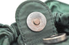 Authentic Christian Dior Maris Pearl Shoulder Hand Bag Purse Nylon Green 4531K