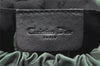 Authentic Christian Dior Maris Pearl Shoulder Hand Bag Purse Nylon Green 4531K