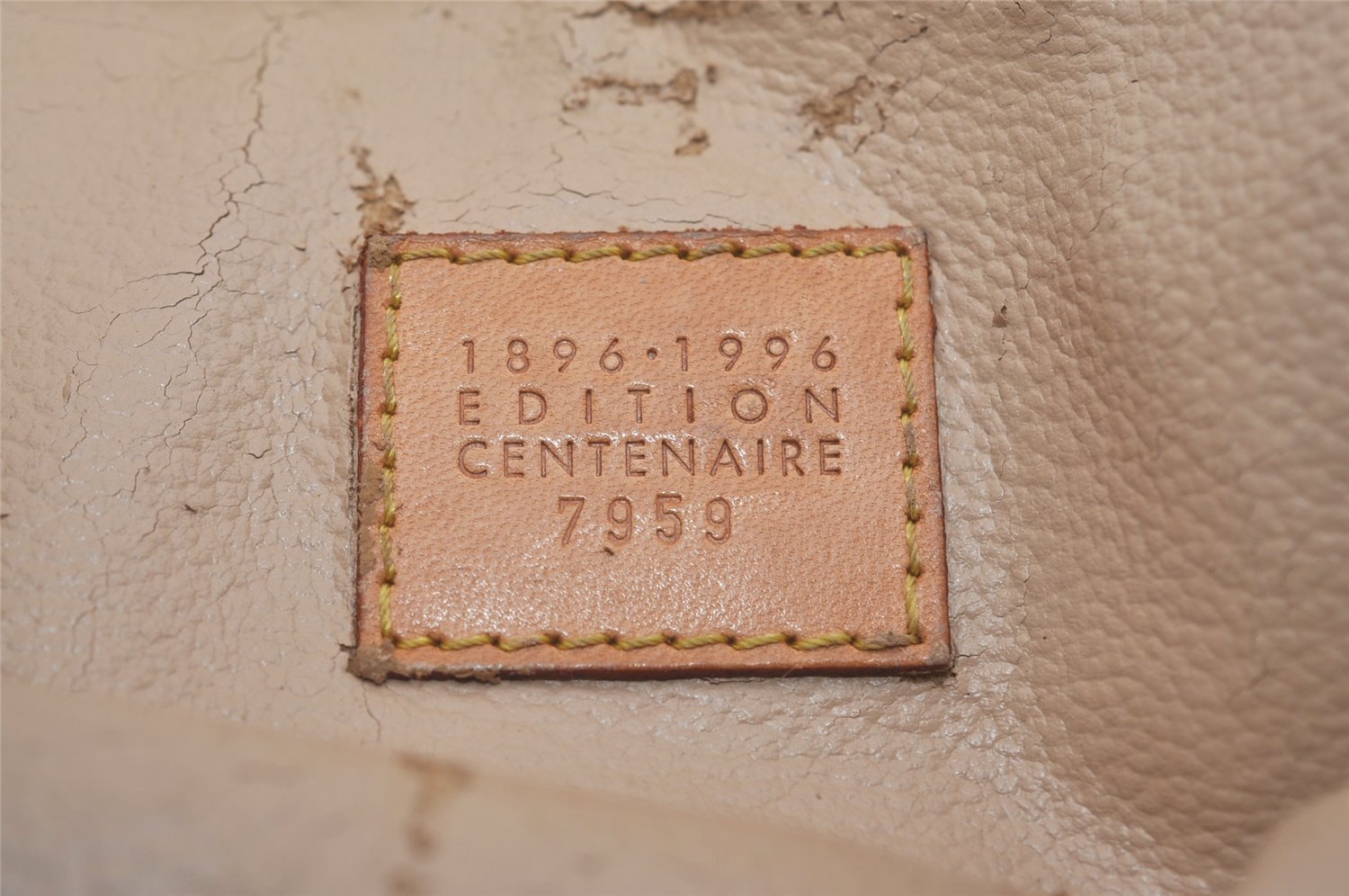 Authentic Louis Vuitton Damier Poche Toilette 26 Pouch N47543 LV Junk 4532I