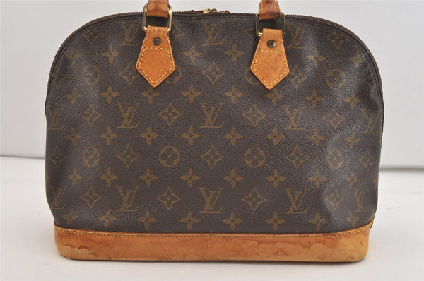 Authentic Louis Vuitton Monogram Alma Hand Bag Purse M51130 LV 4532J
