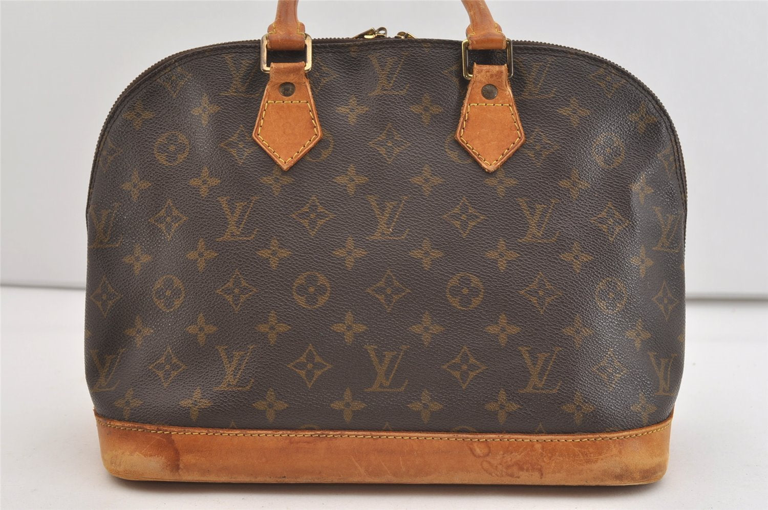 Authentic Louis Vuitton Monogram Alma Hand Bag Purse M51130 LV 4532J