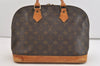 Authentic Louis Vuitton Monogram Alma Hand Bag Purse M51130 LV 4532J