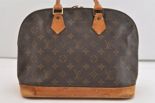 Authentic Louis Vuitton Monogram Alma Hand Bag Purse M51130 LV 4532J