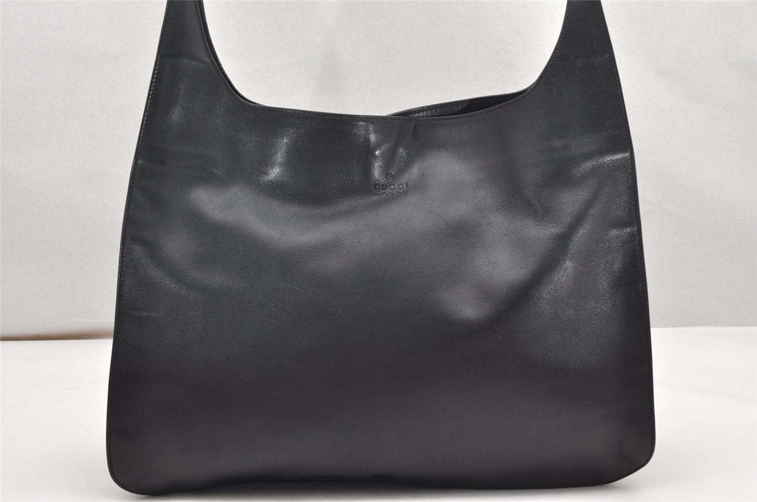 Authentic GUCCI Vintage Shoulder Hand Bag Leather 0013192 Black 4532K