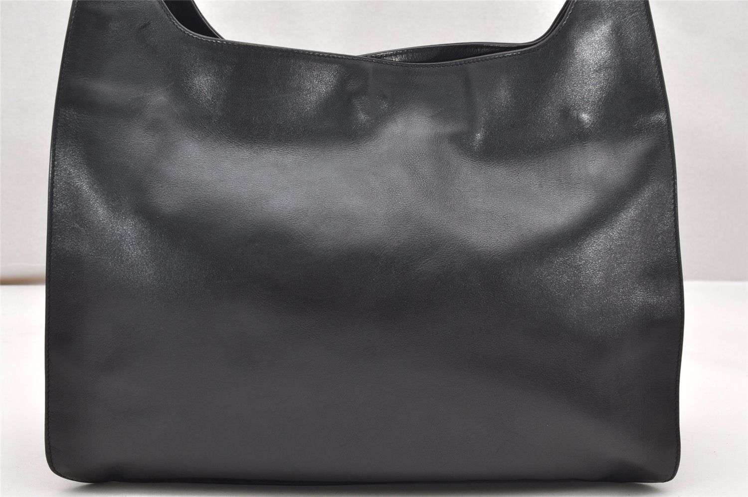 Authentic GUCCI Vintage Shoulder Hand Bag Leather 0013192 Black 4532K