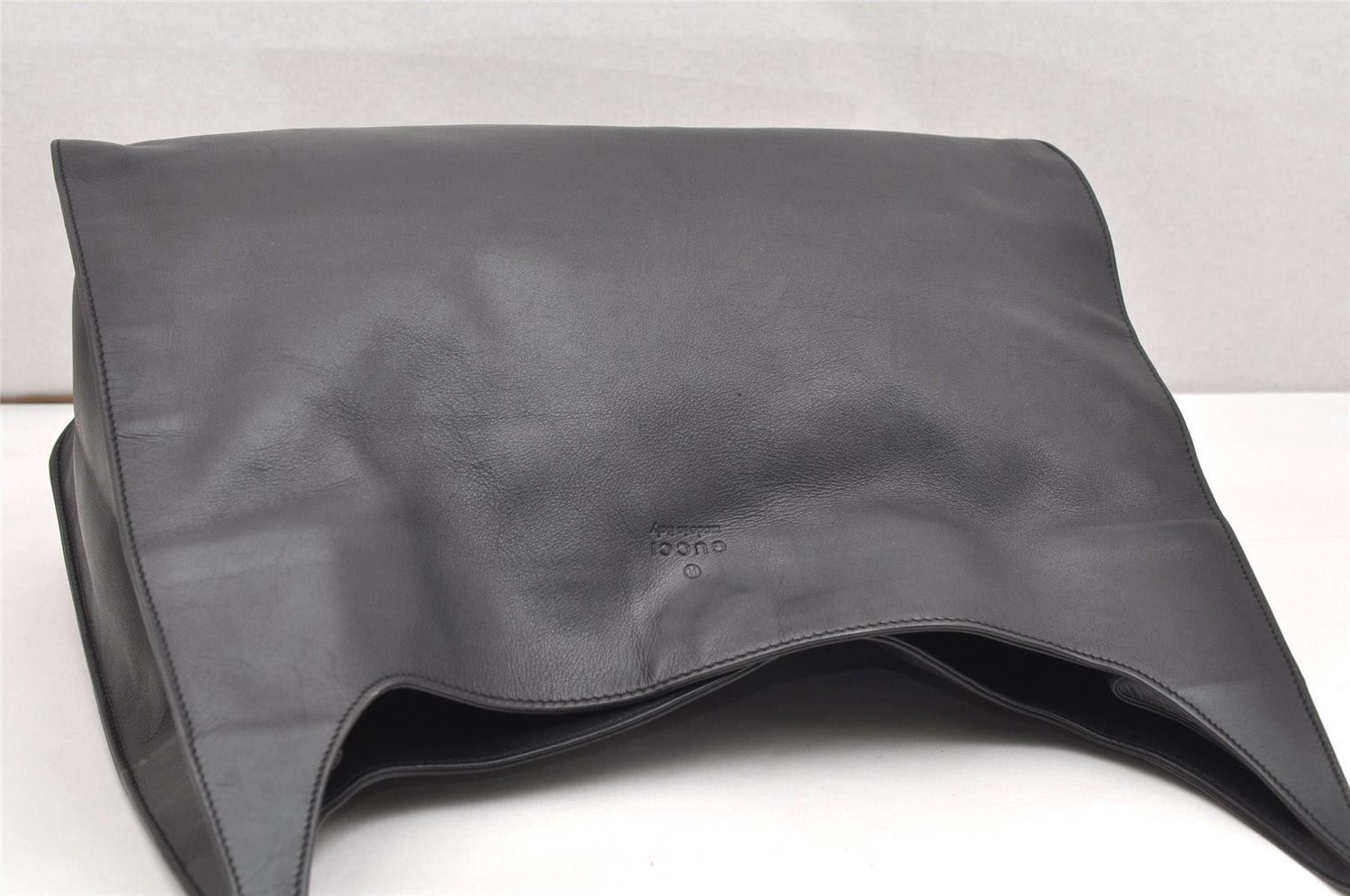 Authentic GUCCI Vintage Shoulder Hand Bag Leather 0013192 Black 4532K