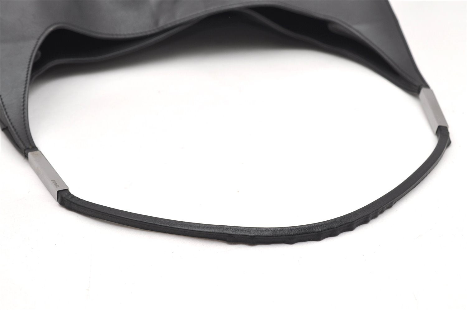 Authentic GUCCI Vintage Shoulder Hand Bag Leather 0013192 Black 4532K