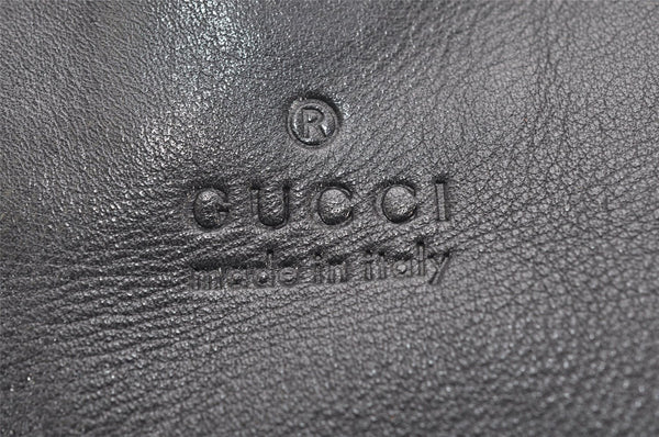 Authentic GUCCI Vintage Shoulder Hand Bag Leather 0013192 Black 4532K