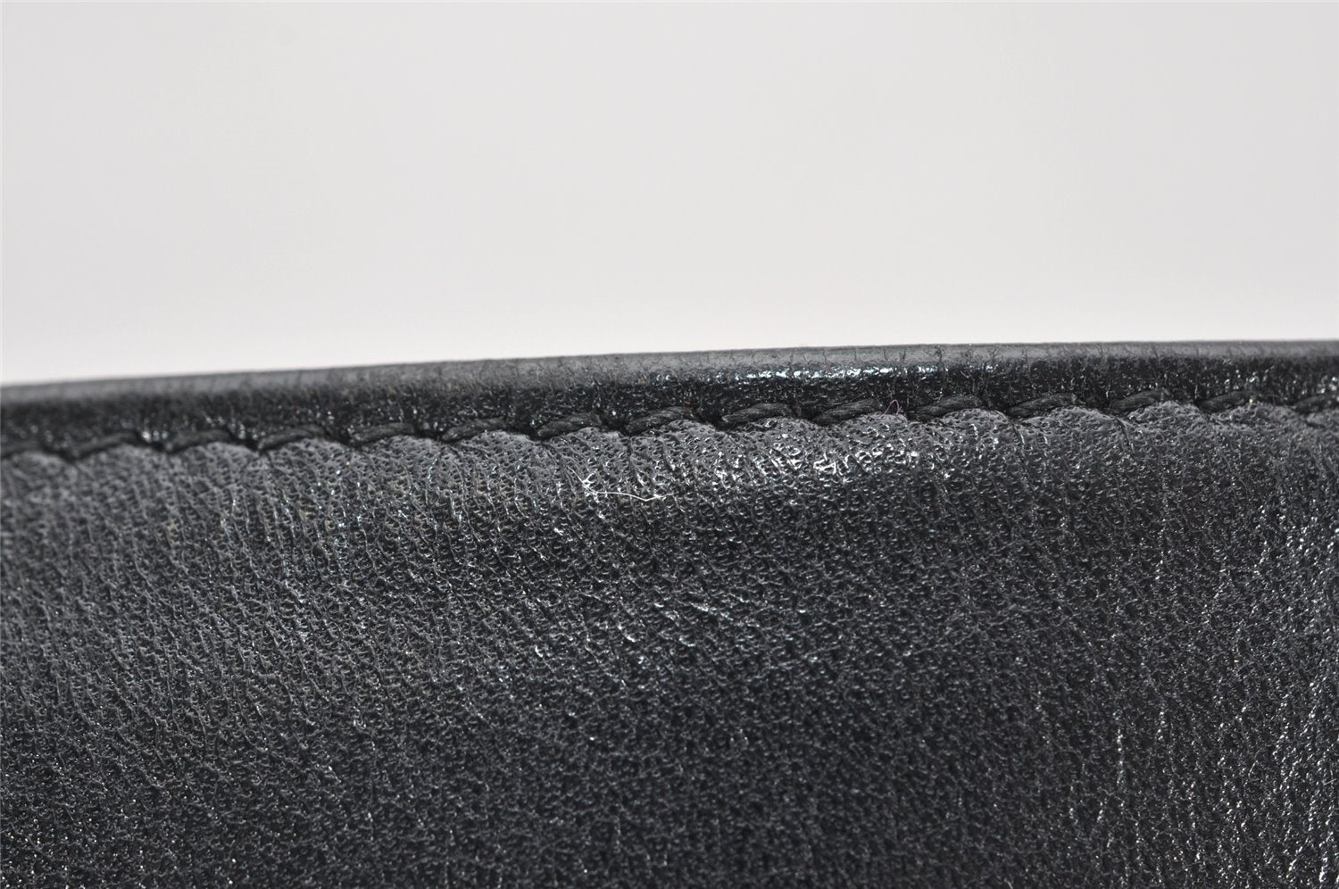 Authentic GUCCI Vintage Shoulder Hand Bag Leather 0013192 Black 4532K