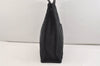 Authentic HERMES Fourre Tout MM Vintage Hand Tote Bag Canvas Black 4533J