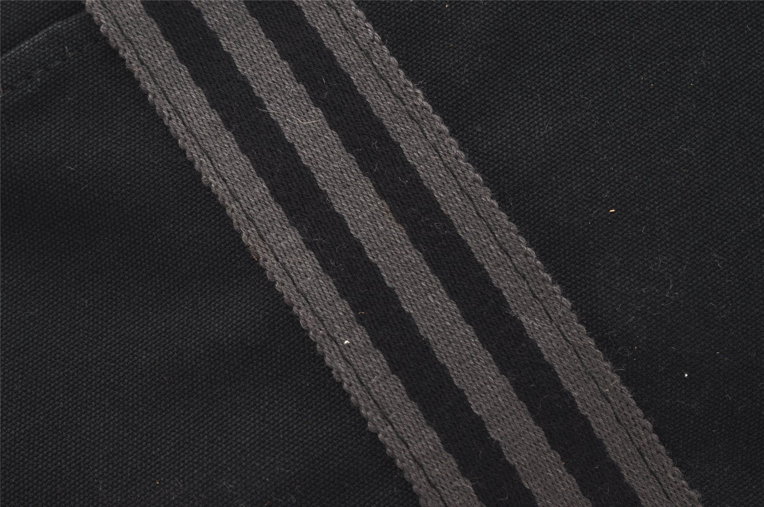 Authentic HERMES Fourre Tout MM Vintage Hand Tote Bag Canvas Black 4533J