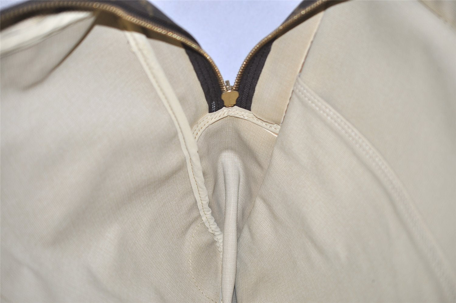 Authentic Louis Vuitton Monogram Sirius 55 Travel Boston Bag 2compartments 4535I