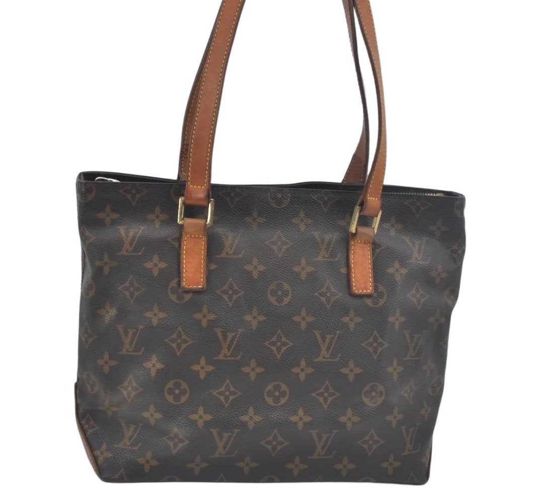 Authentic Louis Vuitton Monogram Cabas Piano Shoulder Tote Bag M51148 LV 4535J