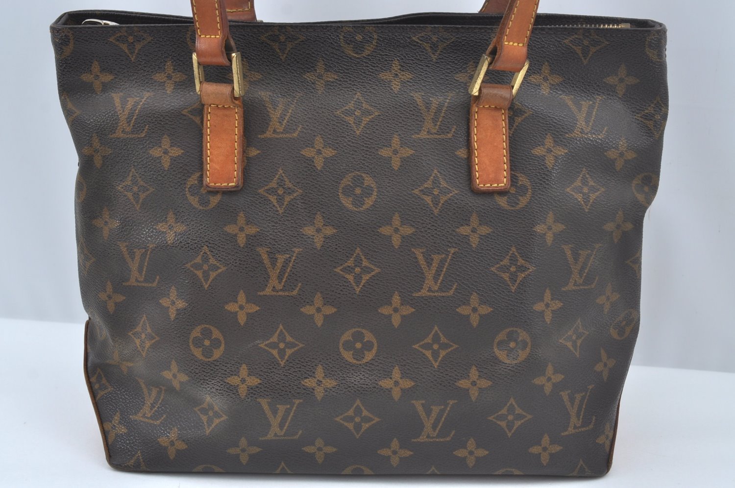 Authentic Louis Vuitton Monogram Cabas Piano Shoulder Tote Bag M51148 LV 4535J
