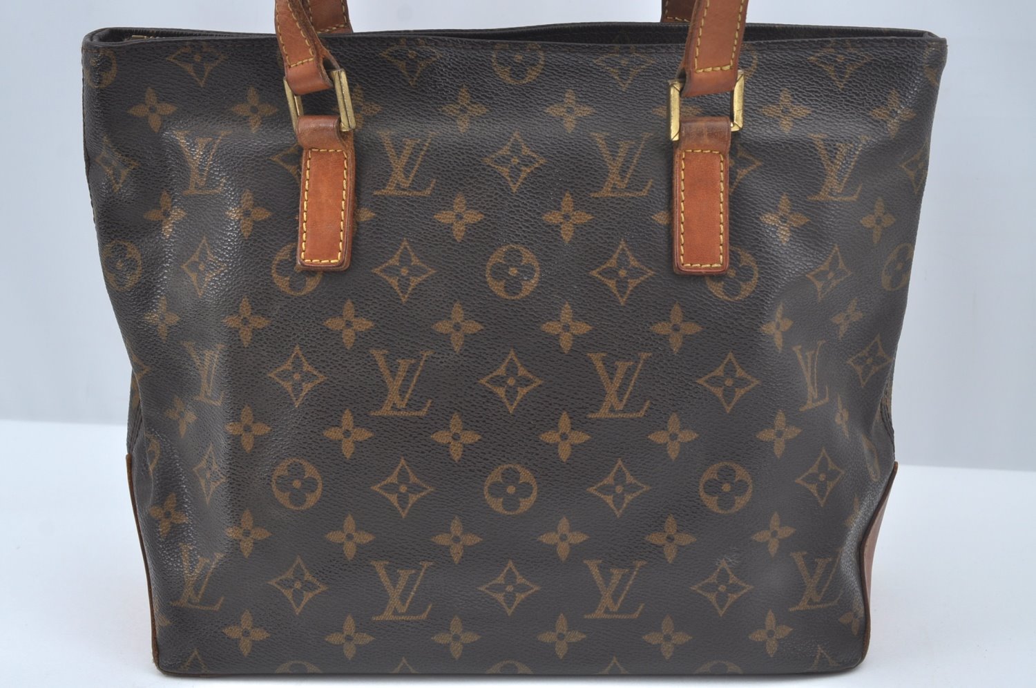 Authentic Louis Vuitton Monogram Cabas Piano Shoulder Tote Bag M51148 LV 4535J