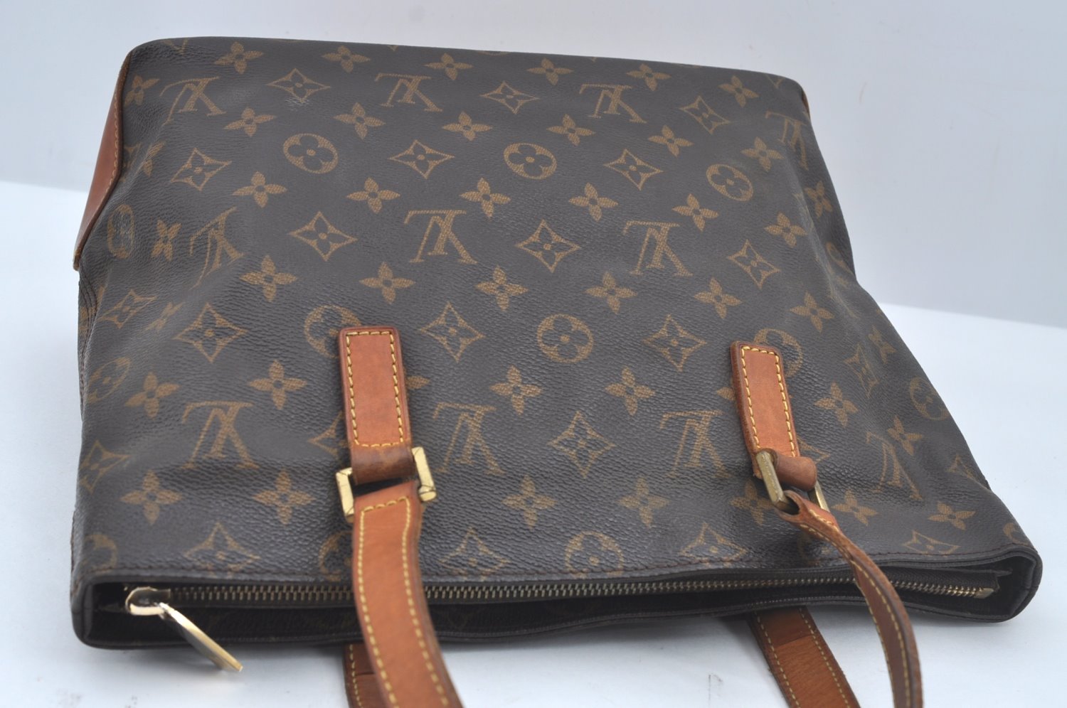Authentic Louis Vuitton Monogram Cabas Piano Shoulder Tote Bag M51148 LV 4535J