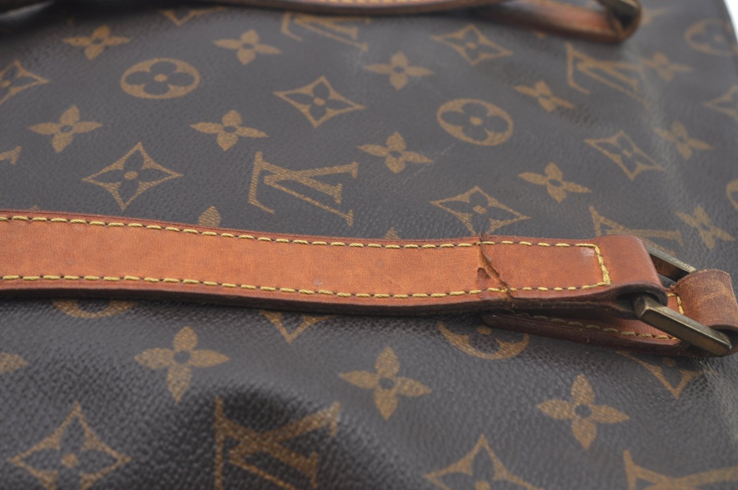 Authentic Louis Vuitton Monogram Cabas Piano Shoulder Tote Bag M51148 LV 4535J