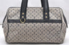 Authentic Louis Vuitton Monogram Mini Josephine GM Hand Bag Blue M92211 LV 4535K