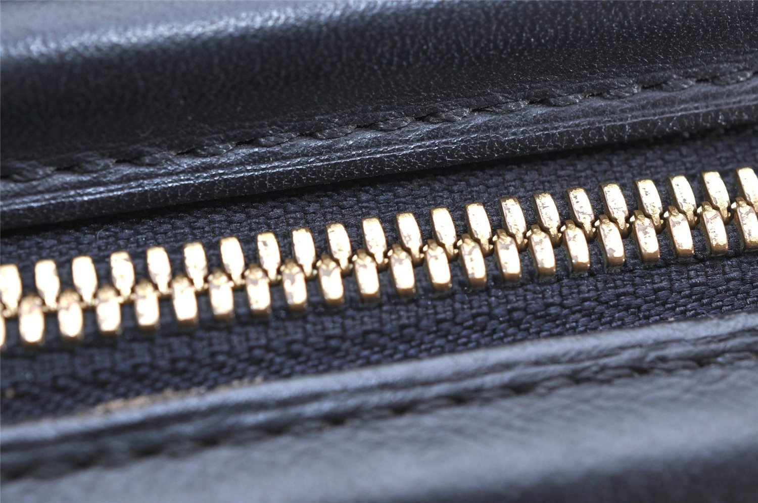 Authentic Louis Vuitton Monogram Mini Josephine GM Hand Bag Blue M92211 LV 4535K