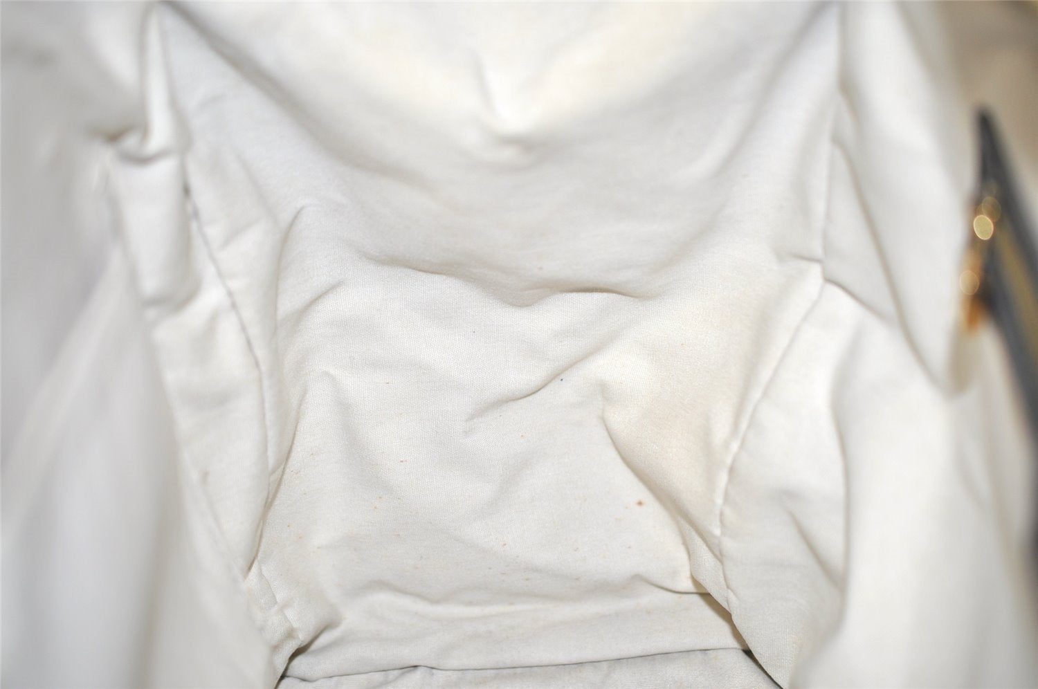 Authentic Louis Vuitton Monogram Mini Josephine GM Hand Bag Blue M92211 LV 4535K